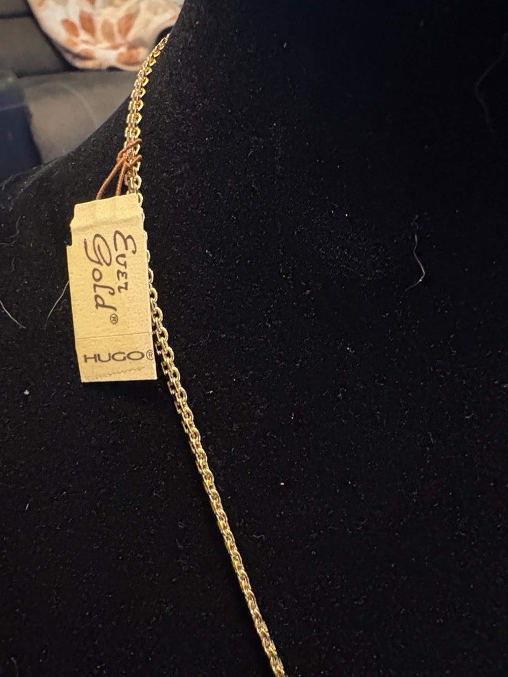 Gold Crown Inc  Green faux Jade  Buddha Pendant Necklace w/ Evergold Hugo chain - Picture 7 of 7